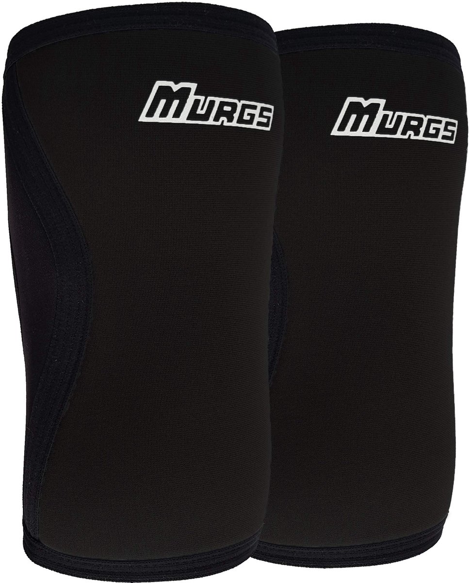 Solidchoice - Kniebandages van Neopreen 7mm voor Krachttraining en Powerlifting - Maat XS