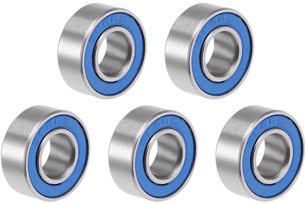Solidchoice - Set van 5 ABEC-3 Kogellagers 686-2RS