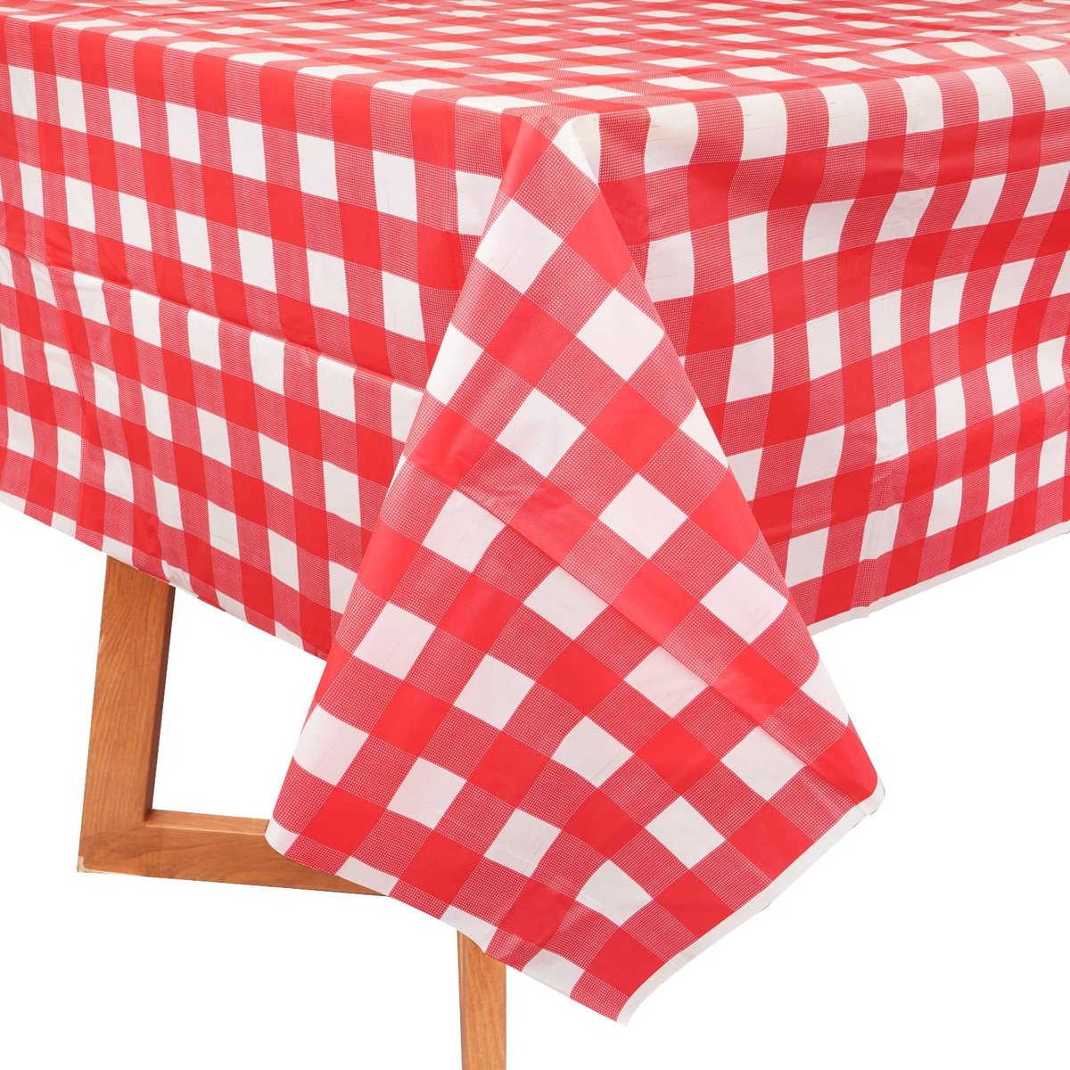 Solidchoice - Set van 2 Waterdichte Tafelkleedjes in Ruitpatroon