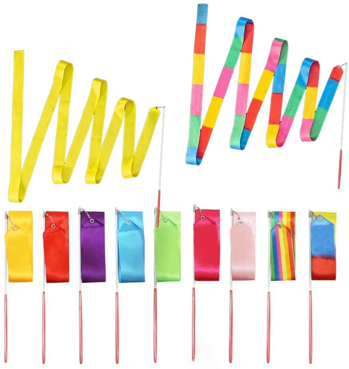 Solidchoice - 9 Stuks Danslinten voor Ritmische Gymnastiek