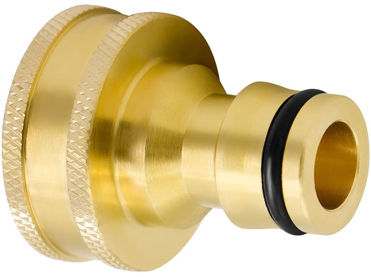 Solidchoice - Steeksysteem Kraanaansluiting met Binnendraad 1" IG Messing