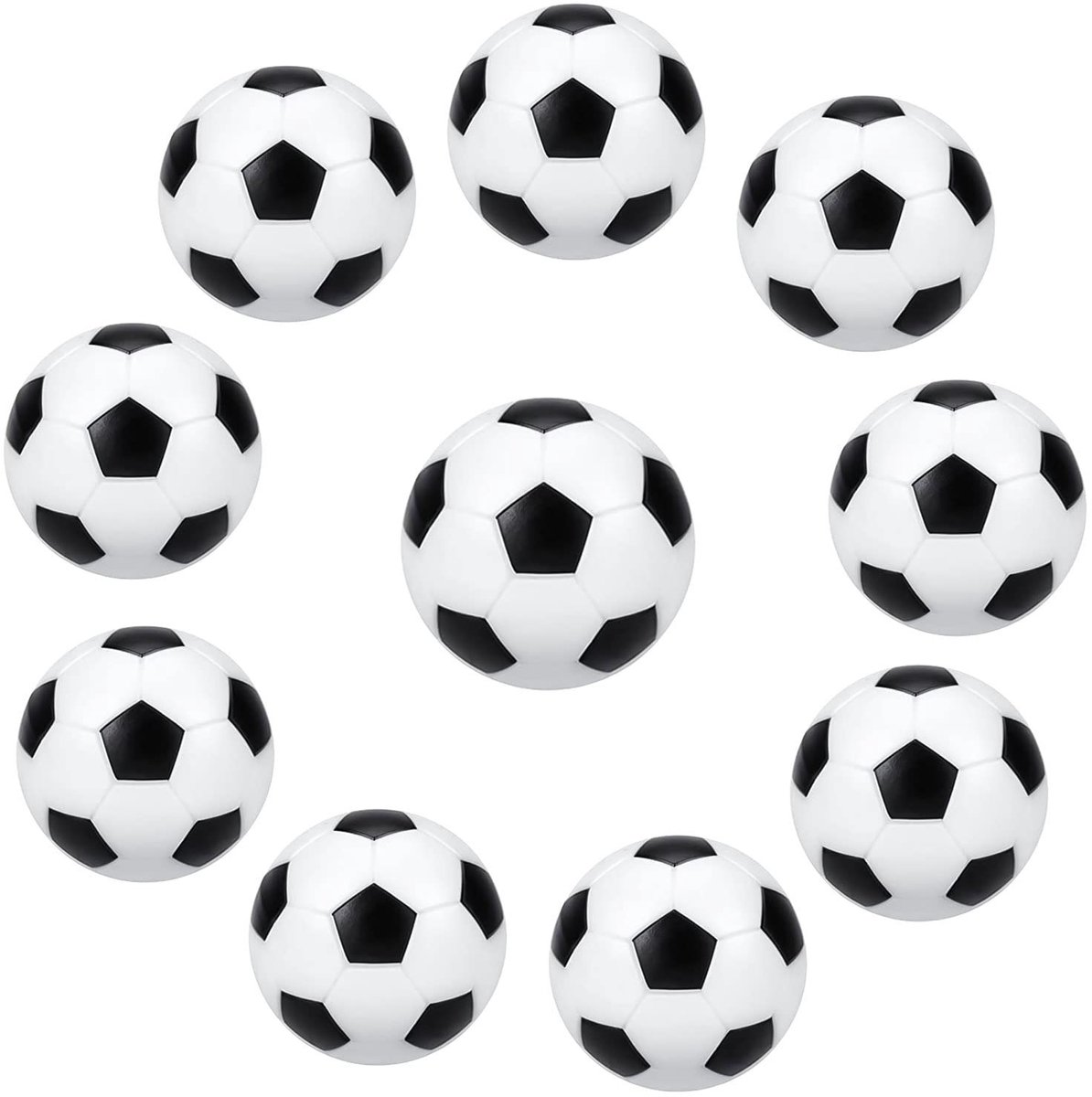 Solidchoice - Set van 10 Mini Voetbalgummetjes voor Kinderen