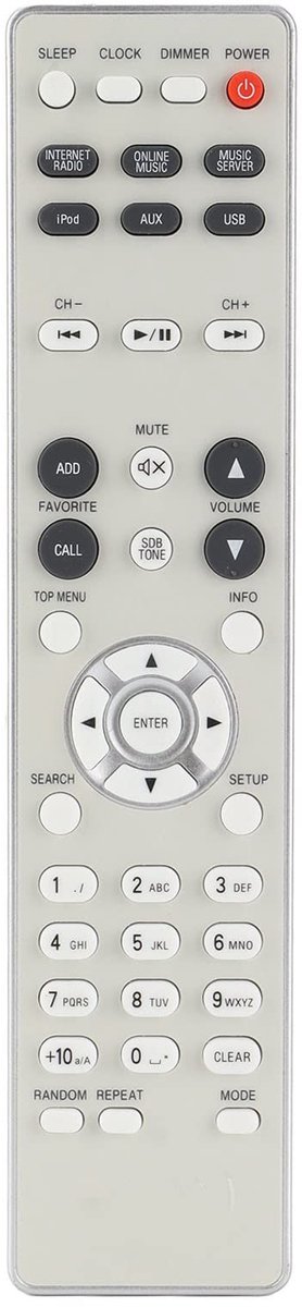 Solidchoice - Vervangende Universele Afstandsbediening voor Audio Apparatuur
