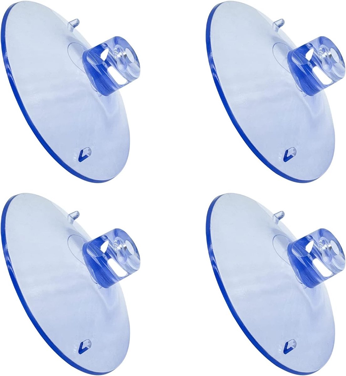 Zuignappen voor Kattenhangmat - Transparant - 8 cm - Sterke PVC Zuignappen voor Glad Glas - Voor Katten en Kleine Honden