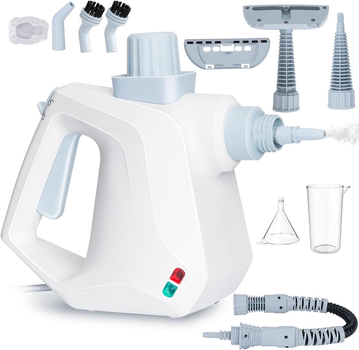 Stoomreiniger - Handstomer - Grondig Reinigen - Veiligheidsvergrendeling - 350 ml Reservoir - Wit