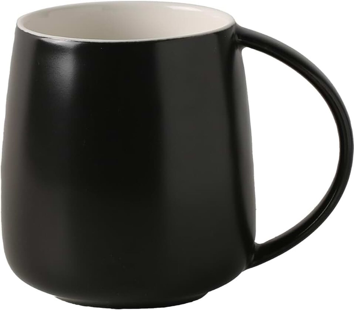 Prachtige keramische koffiemok ontbijt ei kop kantoor water mok tandenborstel mok (zwart)