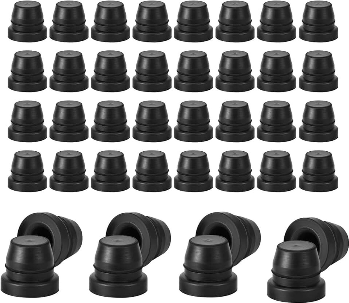 À Vis de Purge de Frein de Voiture,40 PCS 6mm Bouchon de Graisseur Couvercle Anti-poussière Universal Voiture Accessoires Extérieurs Caoutchouc Zerk Housses pour Voiture Moto Automobile