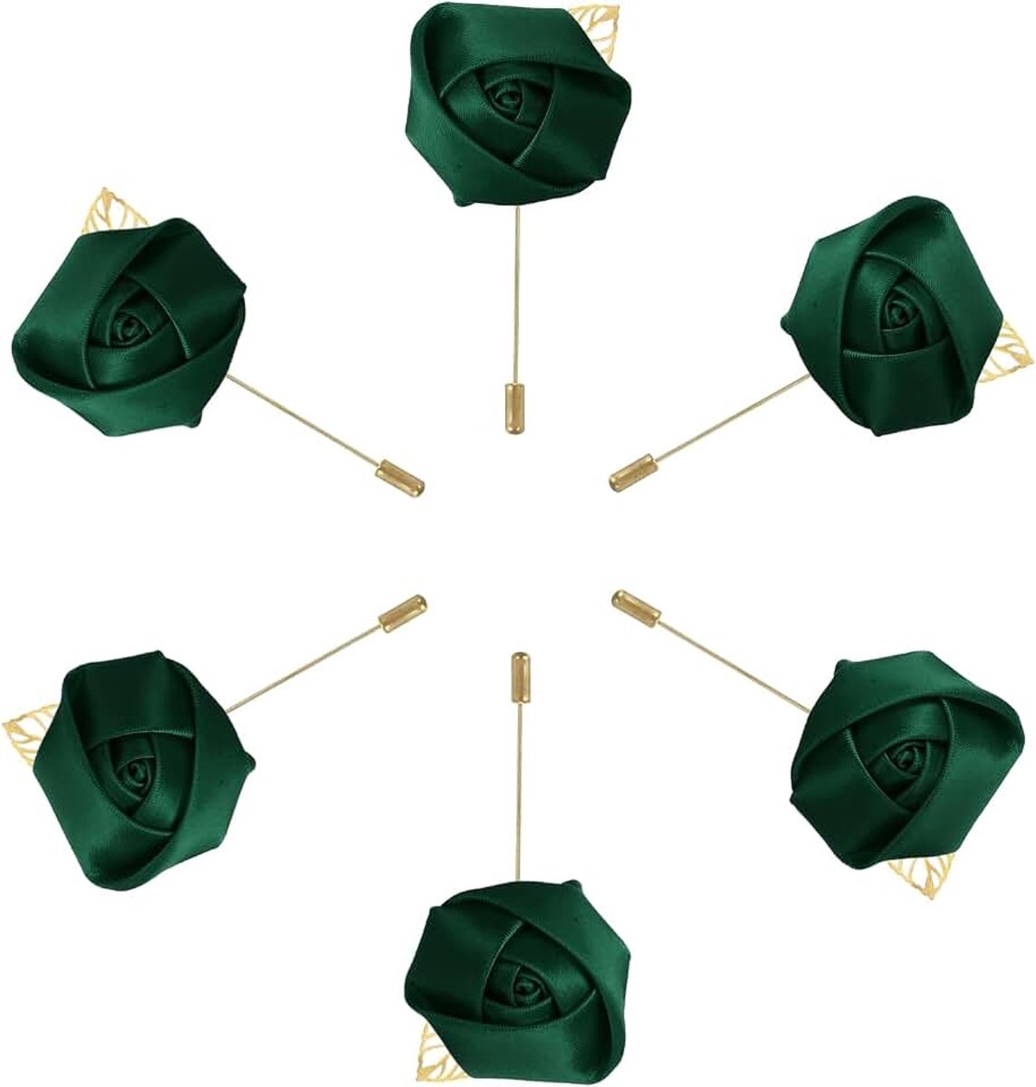 Sourcing map Groom reversspeldjes, rozen, reversspeldjes voor heren, bruiloft, ceremonie, jubileum, formule, diner, feest, zwart/groen