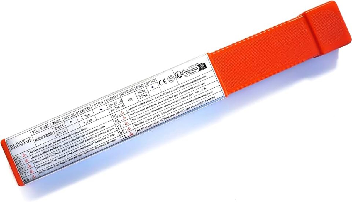 E6013 2,5mm x 300mm, 450g, Koolstofstaal Laselektroden