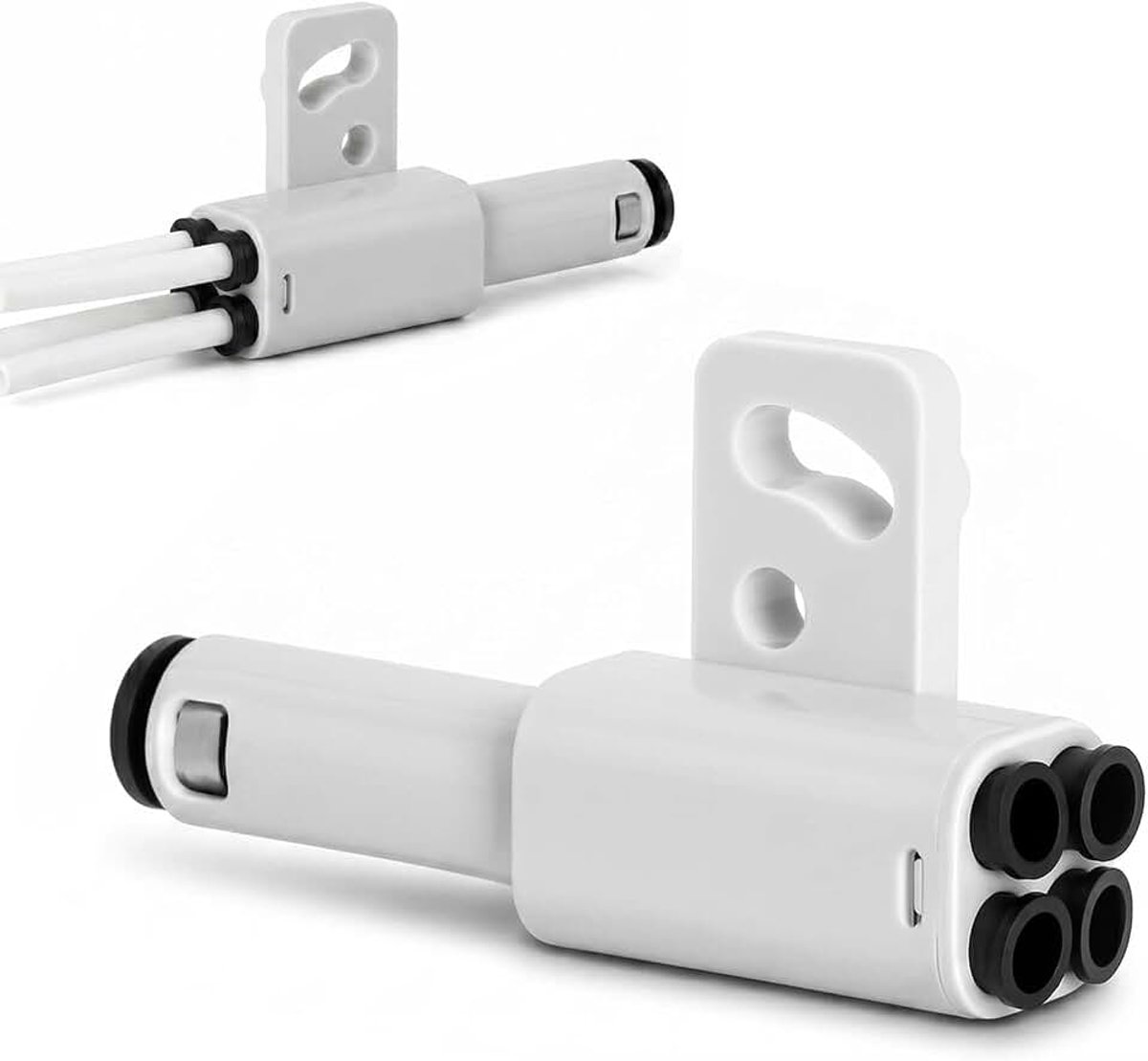 Compatibel met X1 P1 P2S H2C H2D H2S - 4-in-1 PTFE-adapter als PTFE-adapter Expansiepoort Filamentaansluiting voor bambulab ams multimateriaalondersteuning en speciale filamenten