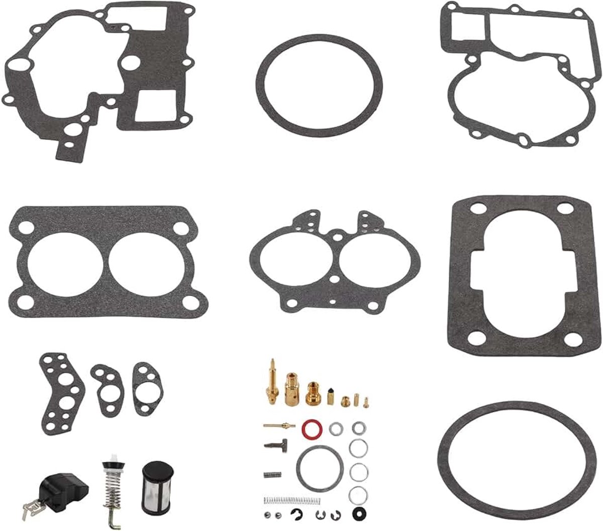 Carburateurrevisieset Stabiele Prestatie Vervanging voor Mercruiser Marine 3.0L 4.3L 5.0L