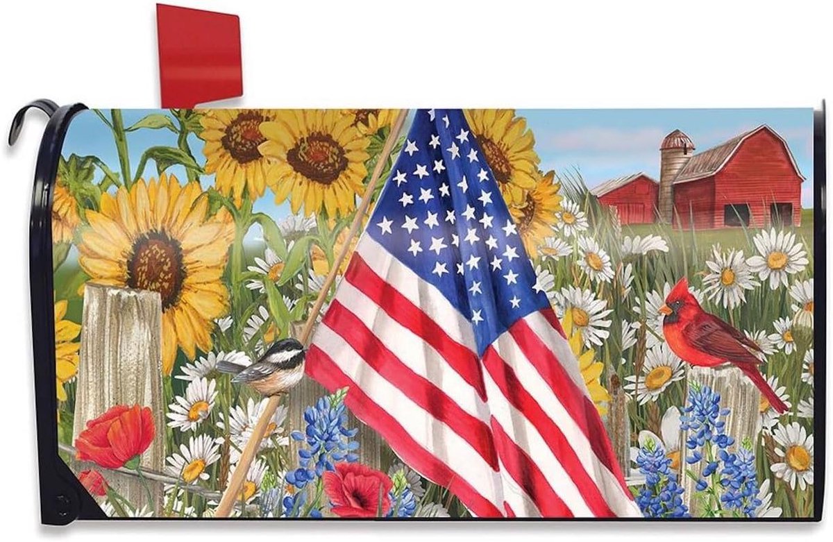 Brievenbus Cover - Brievenbus Decoratie - Huis Verfraaien - Weerbestendig Vinyl - Standaard Maat - Patriottisch