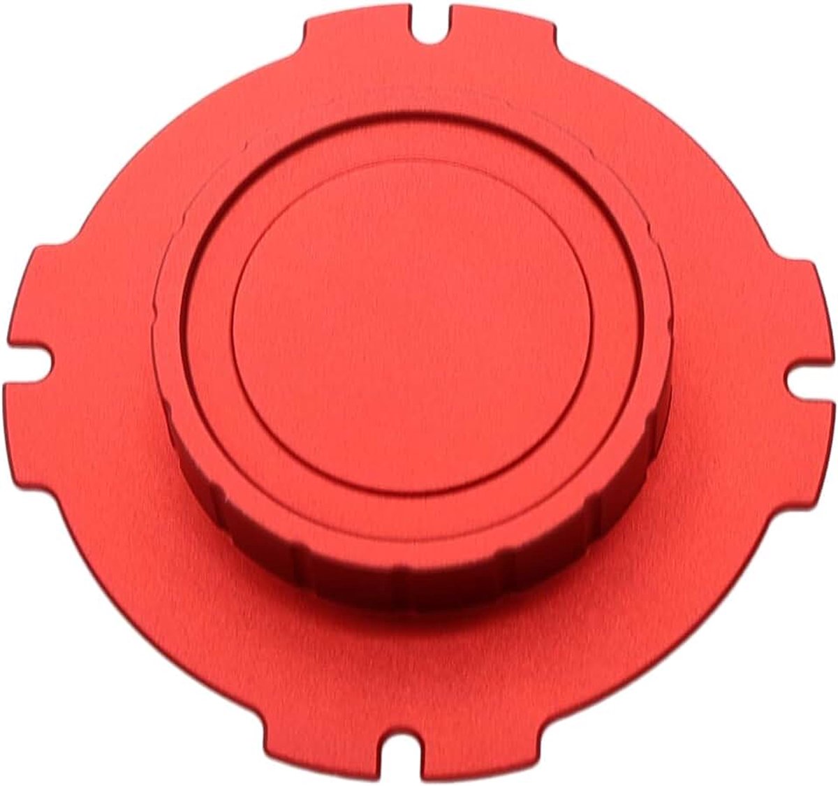 PL Mount Lens Cover Cap, Anti-stof Krasbescherming voor ARRI Zeiss Angenieux Cooke Fujinon RED Sony Canon Camera, Rood Metaal