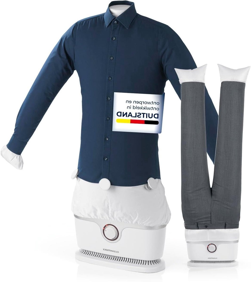 Automatische Overhemdenstrijker - Strijkapparaat Kleding - Kreukvrije Kleding - Inclusief Broekopzetstuk - 1800 Watt - Roze