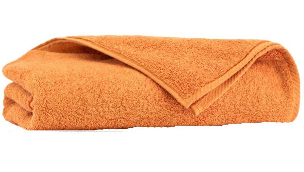 Zwoltex Kiwi Badhanddoek 100x150 cm - Zacht Egyptisch Katoen Oranje