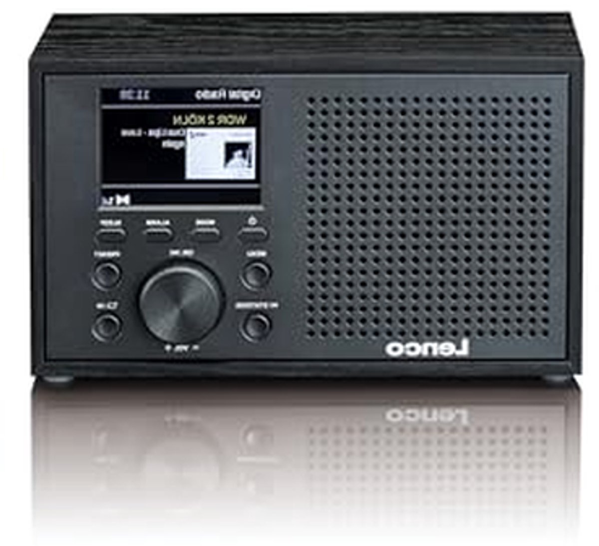 DAB+ Radio - Digitale Radio - Muziek Luisteren - Dubbel Alarm - 10.5 x 17 x 9.7 cm - Zwart