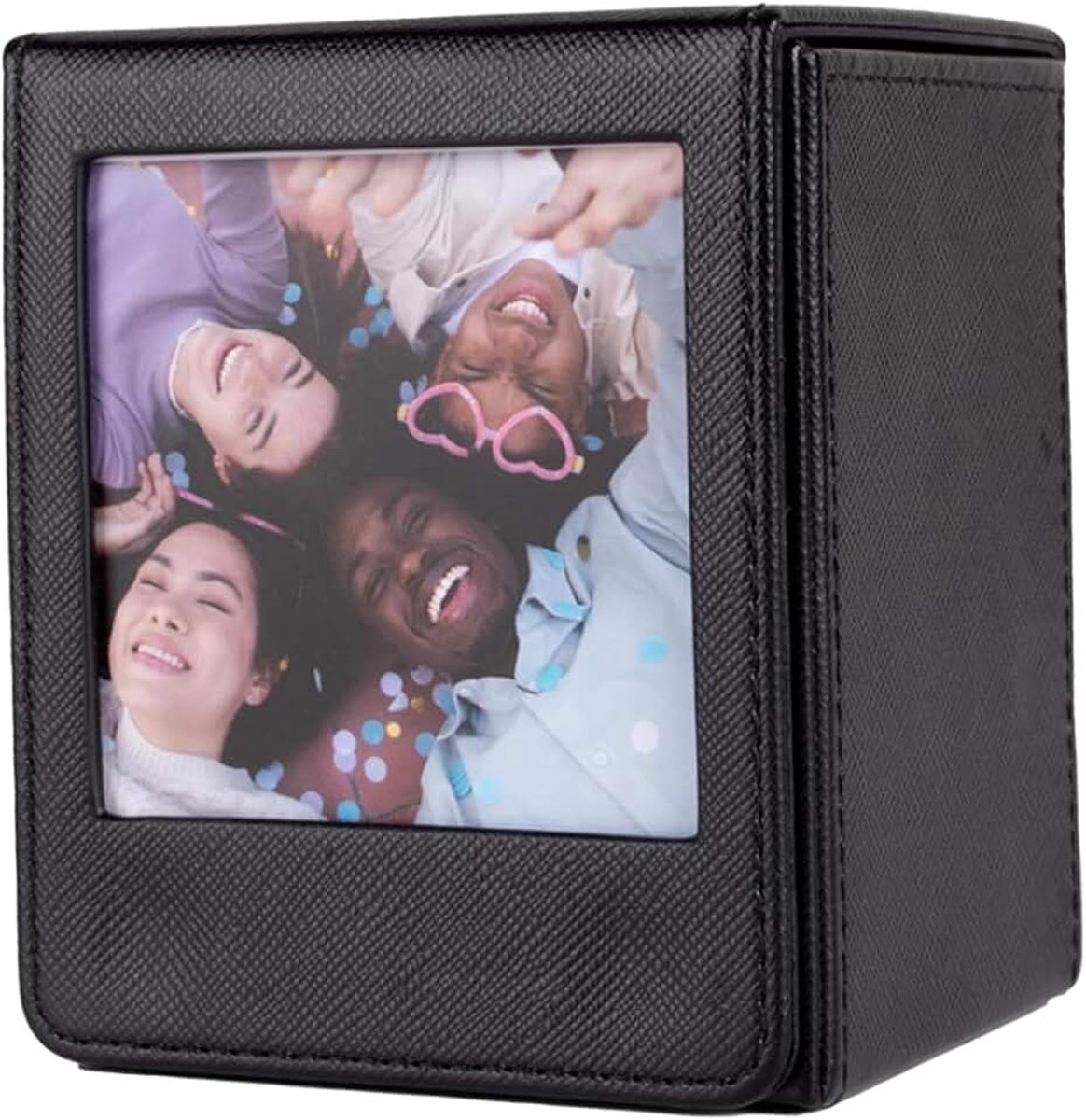 Fotohoes voor Instax Square SQ Film, Fotohouder, Fotoopslagbox Compatibel met Fujifilm Instax Square SQ1 SQ20 SQ40 SQ10 SQ6 SP-3 Instant Camera's - Zwart'