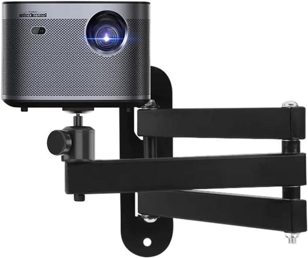 Projector Beugel - Projectie Mount - Thuisbioscoop Inrichten - 360 Graden Draaibaar - 2kg Draagvermogen - Zwart