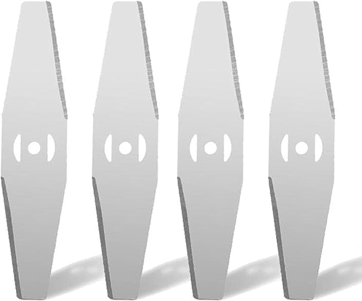 Messen voor grastrimmer 150MM vervangende messen grastrimmer gat Φ5MM grastrimmer metaal grastrimmer accessoires vervangende messen grastrimmer (4 stuks, ruit)