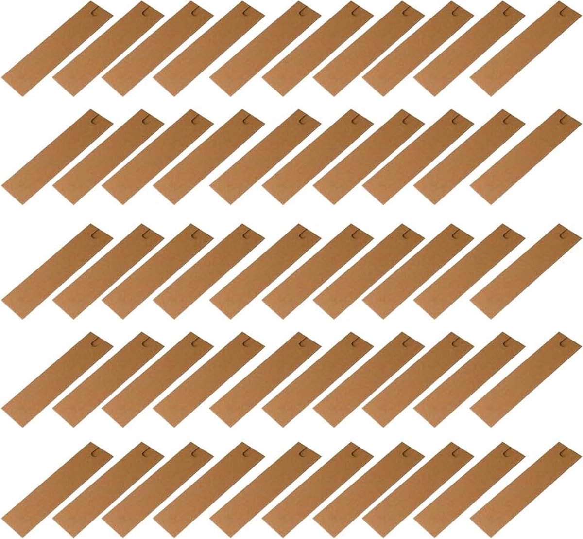 50 stuks vriendelijke kartonnen dozen voor pennen, geschenkdozen, balpendozen, rechthoekige pennenhouders