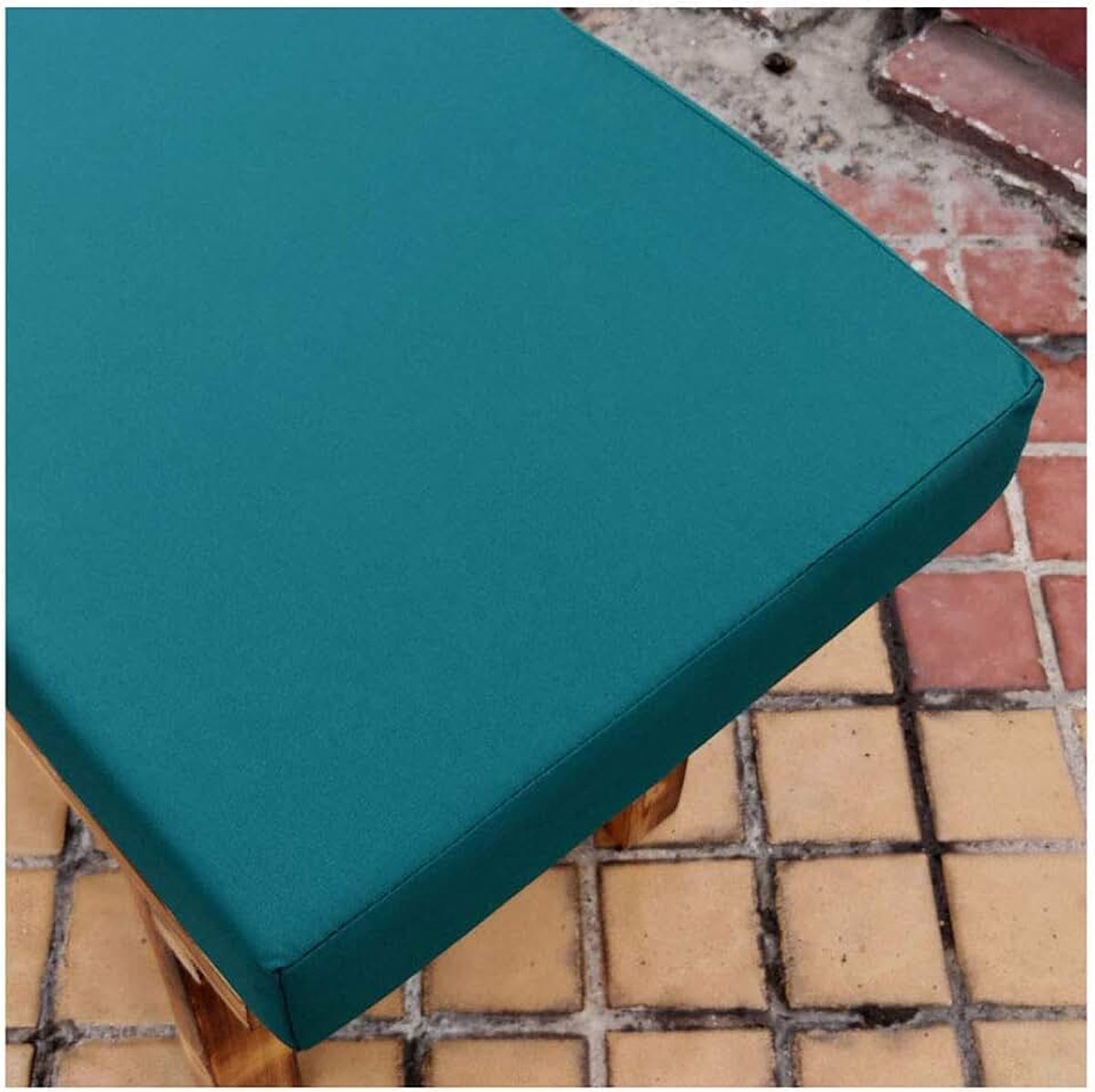 Wangk Outdoor Indoor Lange Bank Kussen Kussen Pad Venster Zitkussens Tuin Pallet Kussens waterdichte Tuin Bank Patio Pad Bank Meubels Outdoor Kussen -Donkergroen 60×30×5cm (23×12×2in)