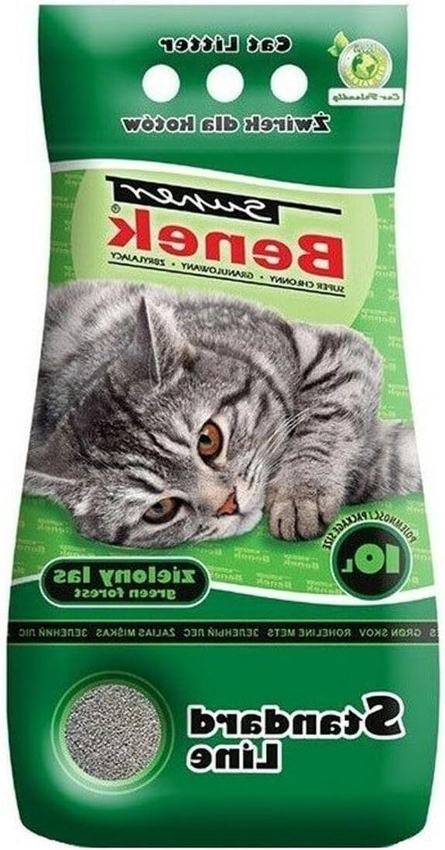 Kattenbakvulling Bos - Kattenbak Korrels - Frisse Geur - Hoge Absorptie - 10 Liter - Meerkleurig