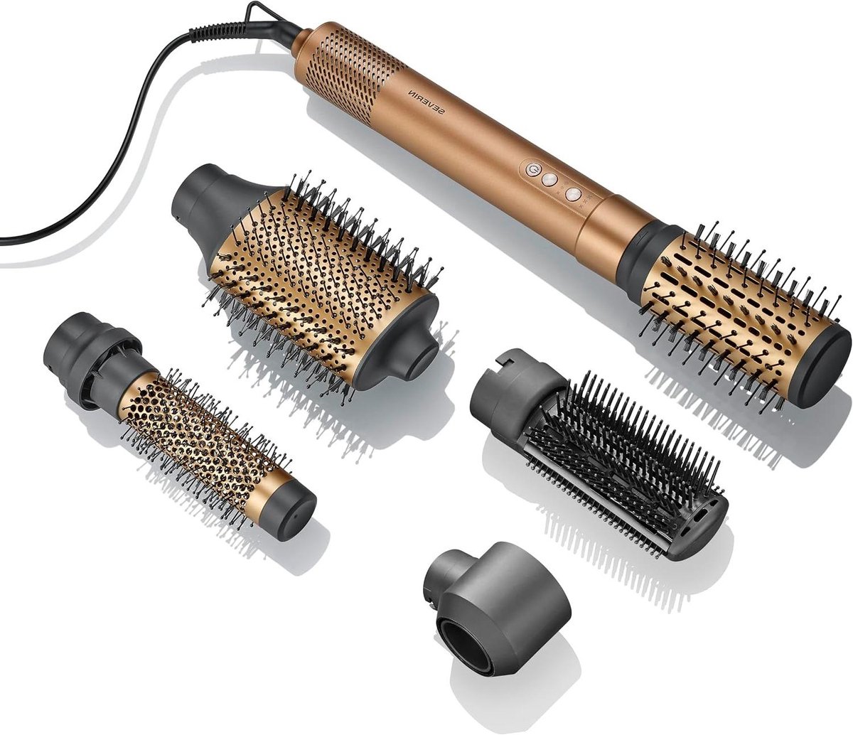 Multi Haar Styler - Föhn Borstel - Haar Stylen - Ionische Technologie - 4.5 x 25.5 cm - Brons