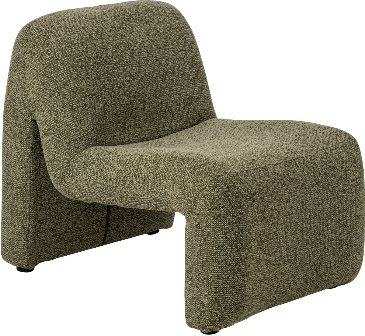 J-Line Chaise longue Margo - multiplex/stof - groen