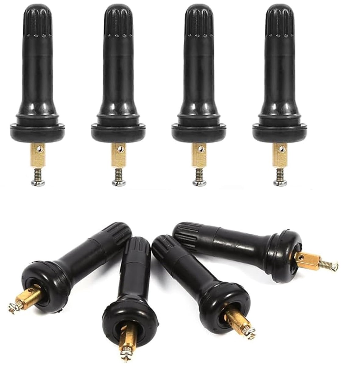 8 stuks, banddruksensor ventiel, Tpms Sensor Valve Staaf,Rubber Tpms Valve, Voor Druksensor Klep Tpms Anti-Explosie Rubber Ventielstang Voor Auto
