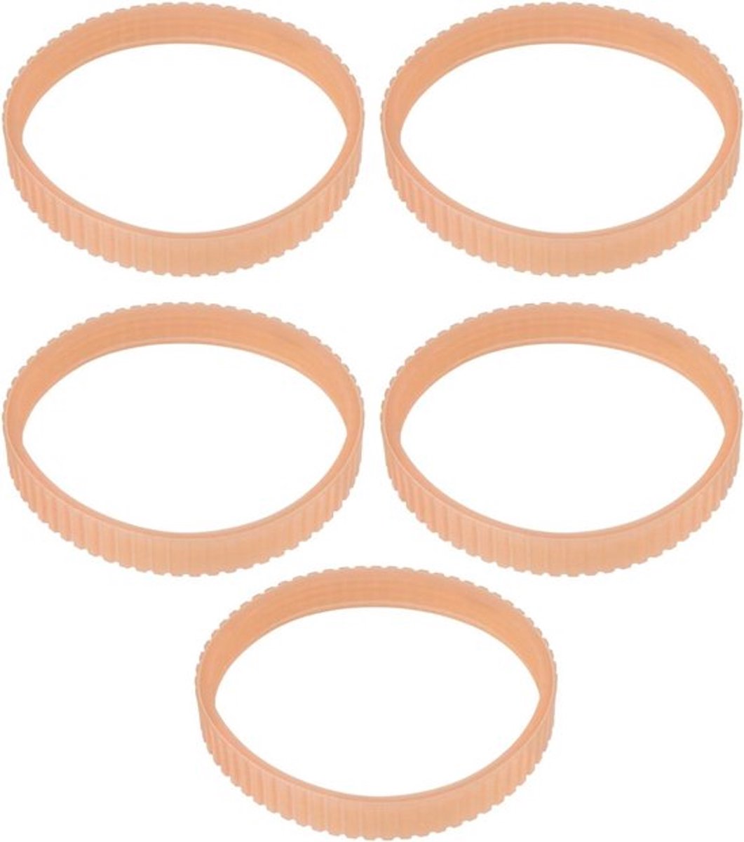 Elektrische Schaafmachine Riem - Vervanging - Geel - 90 Singel - 255mm Breedte - 11.5mm - Schaafmachine Drive Riem - Draagbare Schaafmachine - 5 stks - Geschikt voor Compatibel met.