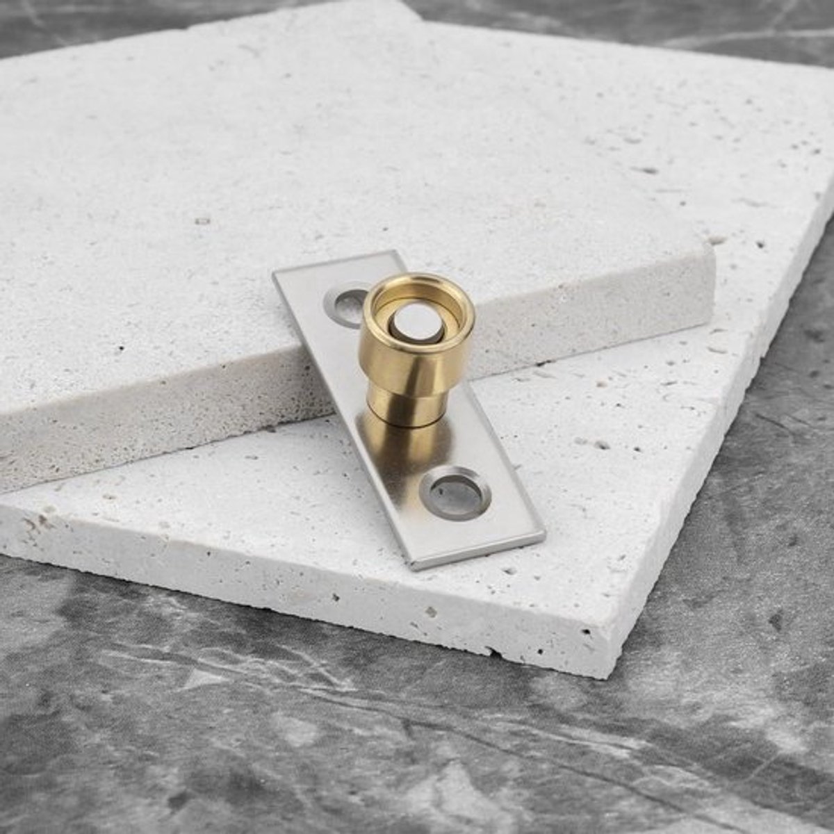 - Schuifdeur Gids Locator - Rvs - Lade Stoppers - Houten Deur - Moving Deuren - Glazen Schuur Deuren - Schuifdeuren - Geschikt voor 12x14mm - 4 Stuks