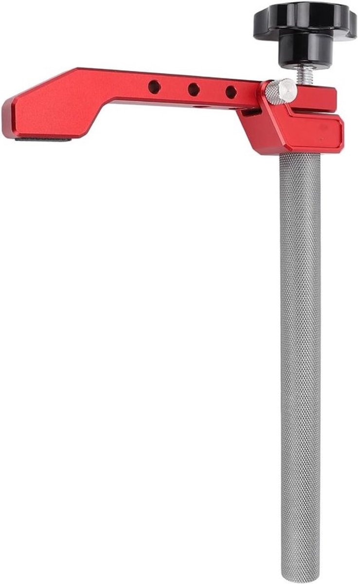 Persplaatklem 20 mm Bench Hond Gat Armatuur Houtbewerking Quick Locating Hold Down Klem, Verstelbaar voor maximaal 155 lbs Klemmen Kracht Klemmen, Gaten Werkbank Accessoires Hand.