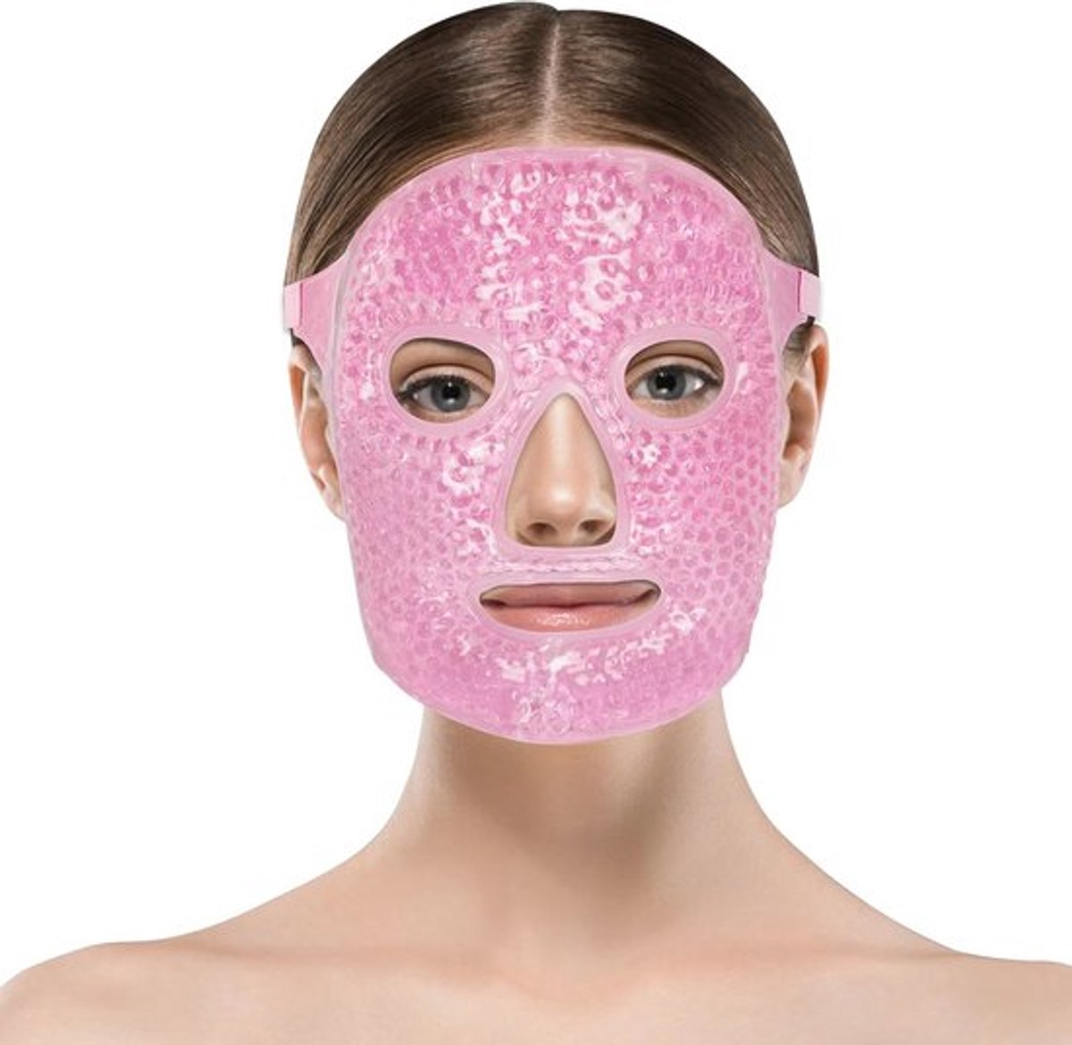 Verkoelend oogmasker voor gezicht - Vermindert zwellingen en donkere kringen, Warm en koud kompres voor SPA, hoofdpijn en huidverzorging