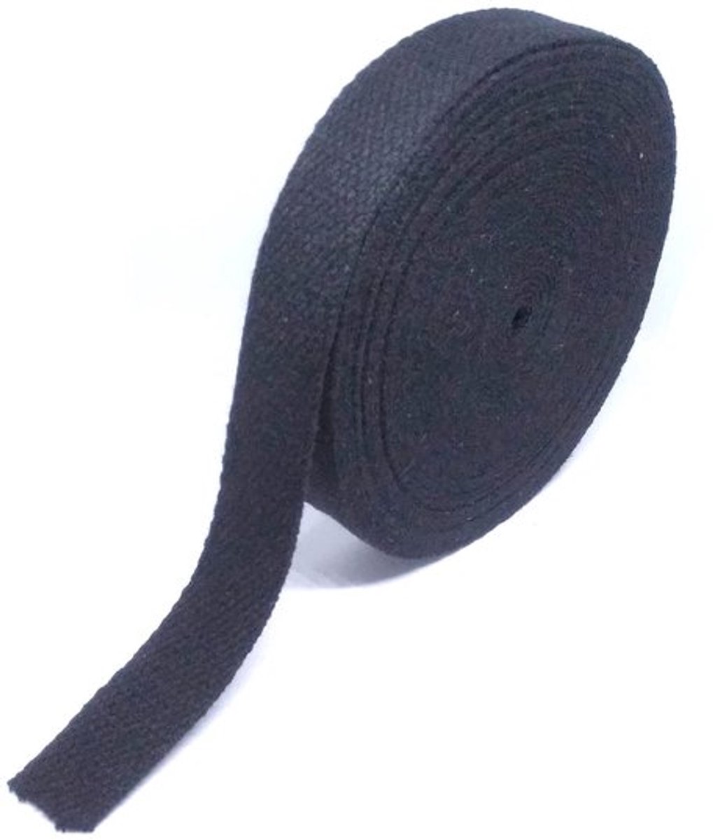 Canvas Riem 10 Yards - Polyester Katoen - 2.5cm Breed - DIY Draagtas - Portemonnee Riem - Duurzaam en Comfortabel - Naaiband