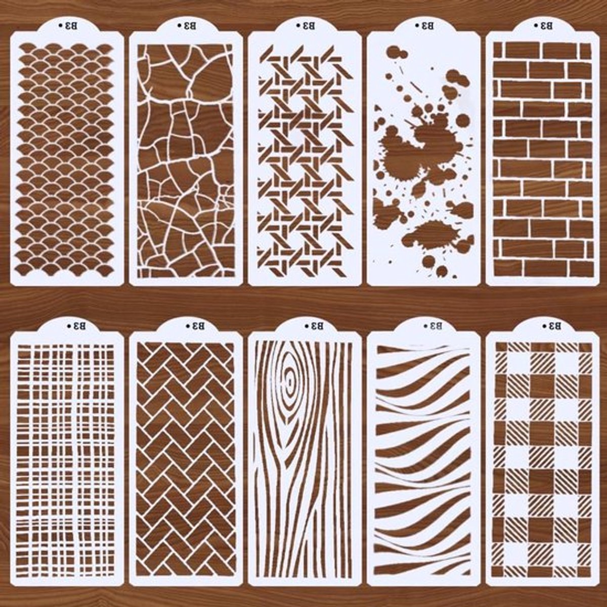 - Verfkwasten set met 10 stuks - Herbruikbaar - Diverse formaten - Voor schilderen op hout - Meubels en decoratie - Geschikt voor alle verfsoorten.