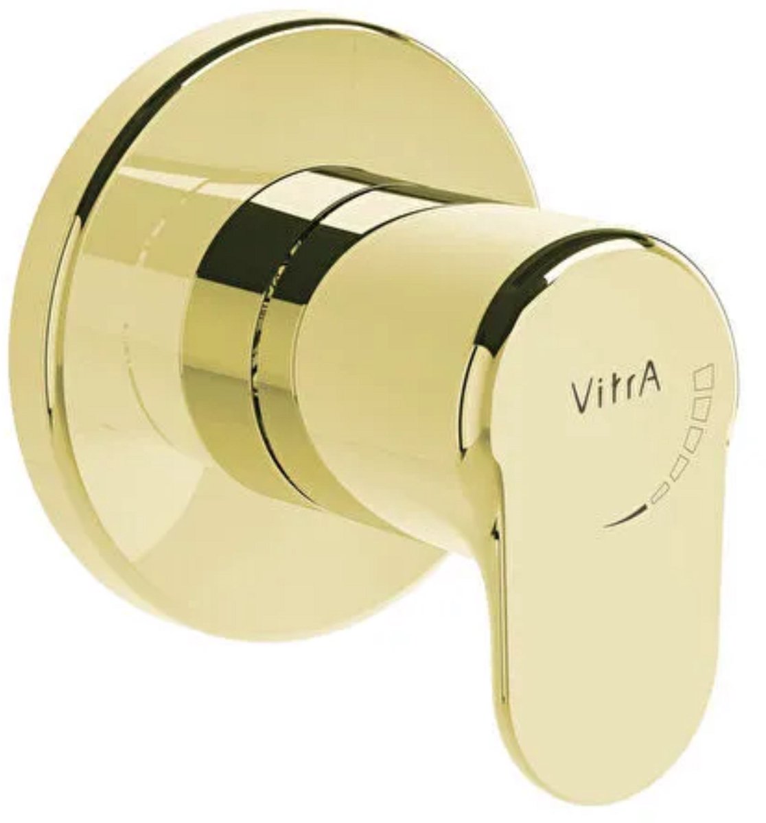 VitrA Root Inbouwstopkraan - Goud