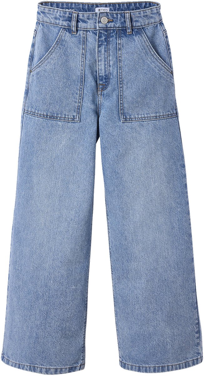 Jonen Wijde jeans met timmermanszakken voor meisjes JONEN