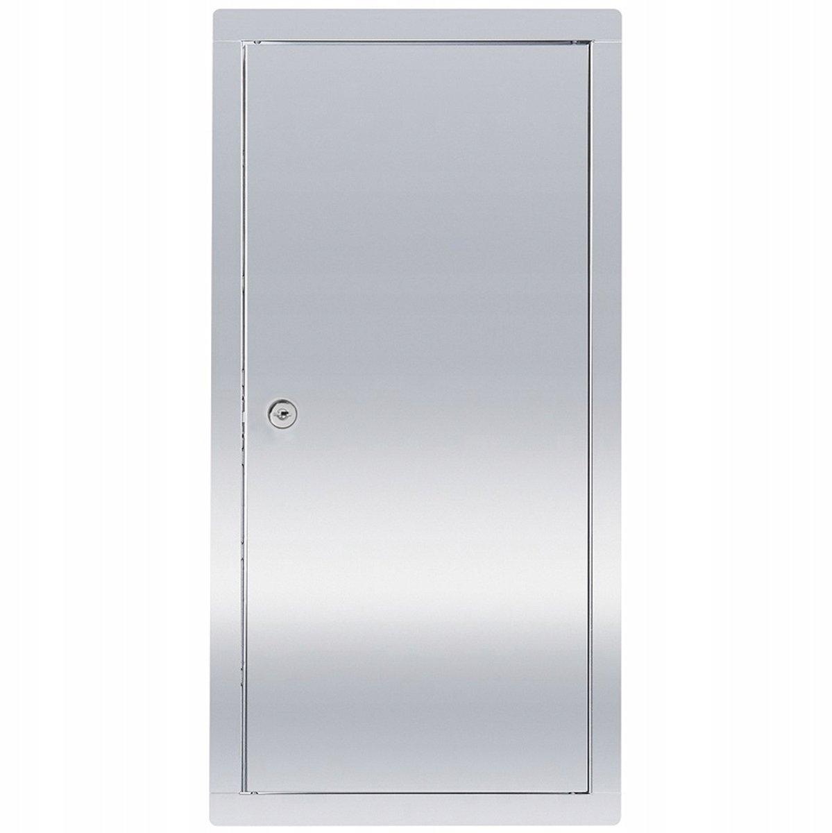 Inspectieluik RVS 30x60 cm met gleuf