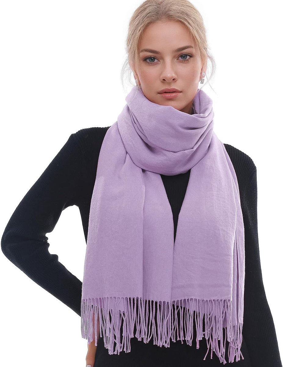 Dames sjaal Winter Herfst – Warme Zachte Omslagdoek Shawl – 70 x 200 cm