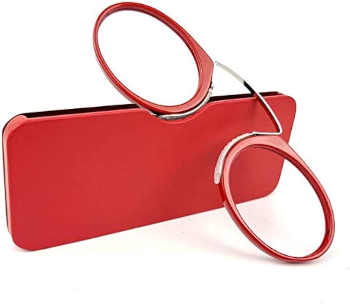 Unisex leesbril ultralichte mini neusclip ongedragen leesbril antislip leesbril heren dames - altijd binnen handbereik