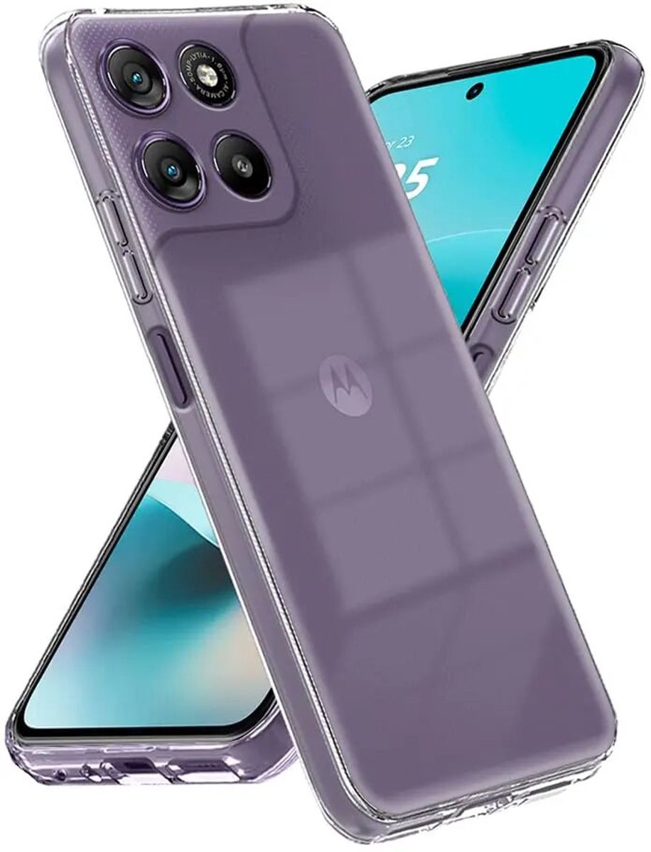 Transparant Dun TPU Hoesje Geschikt voor Motorola Moto G57 | Back Cover | Lichtgewicht | Ultra Dun | Flexibel | Zacht | Doorzichtig