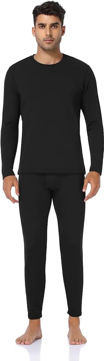 Thermo-ondergoed voor heren, functioneel ondergoed, winter, skiondergoed, binnenfleece, thermo-ondergoed