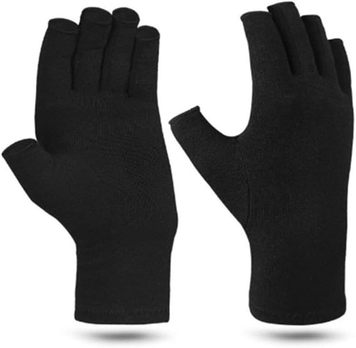 Handschoenen, reumatische compressiehandschoenen, compressiehandschoenen, vingerloze handschoenen, uniseks, wanten, katoenen handschoenen, vingerloze handschoenen