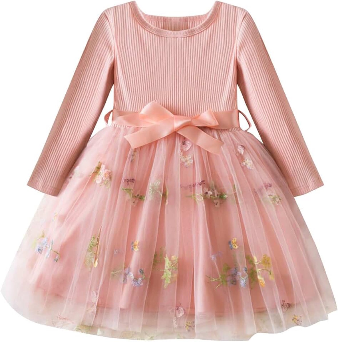 Meisjes Jurk Korte Mouw Tule Starry Gradient 1 Jaar | 1 jaar oud, korte mouwen, tule, sterrenhemel, verloop, meisjesjurk