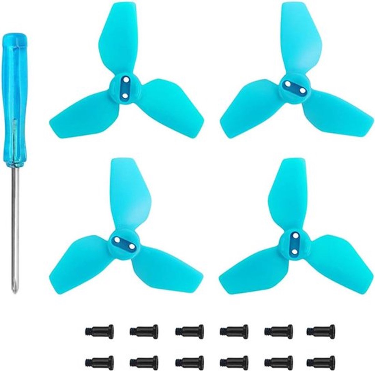 Propellerbladen in Blauw (Set van 2) voor Neo Drone - Vervangende Onderdelen - Wing Wind Blades.