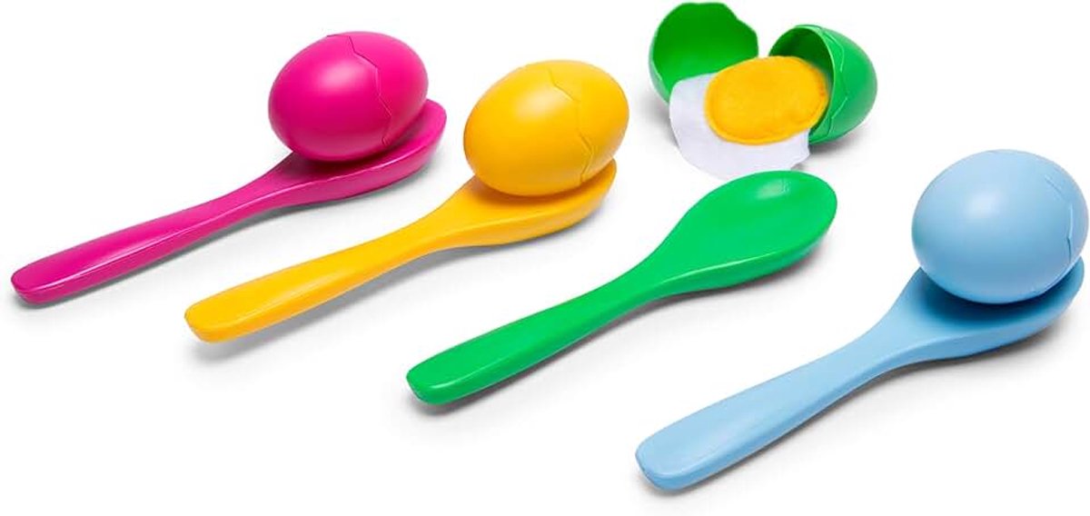 Toys - Eieren lepels lopen - tuinspel voor kinderen - bewegingsspellen - spelletjes voor buiten