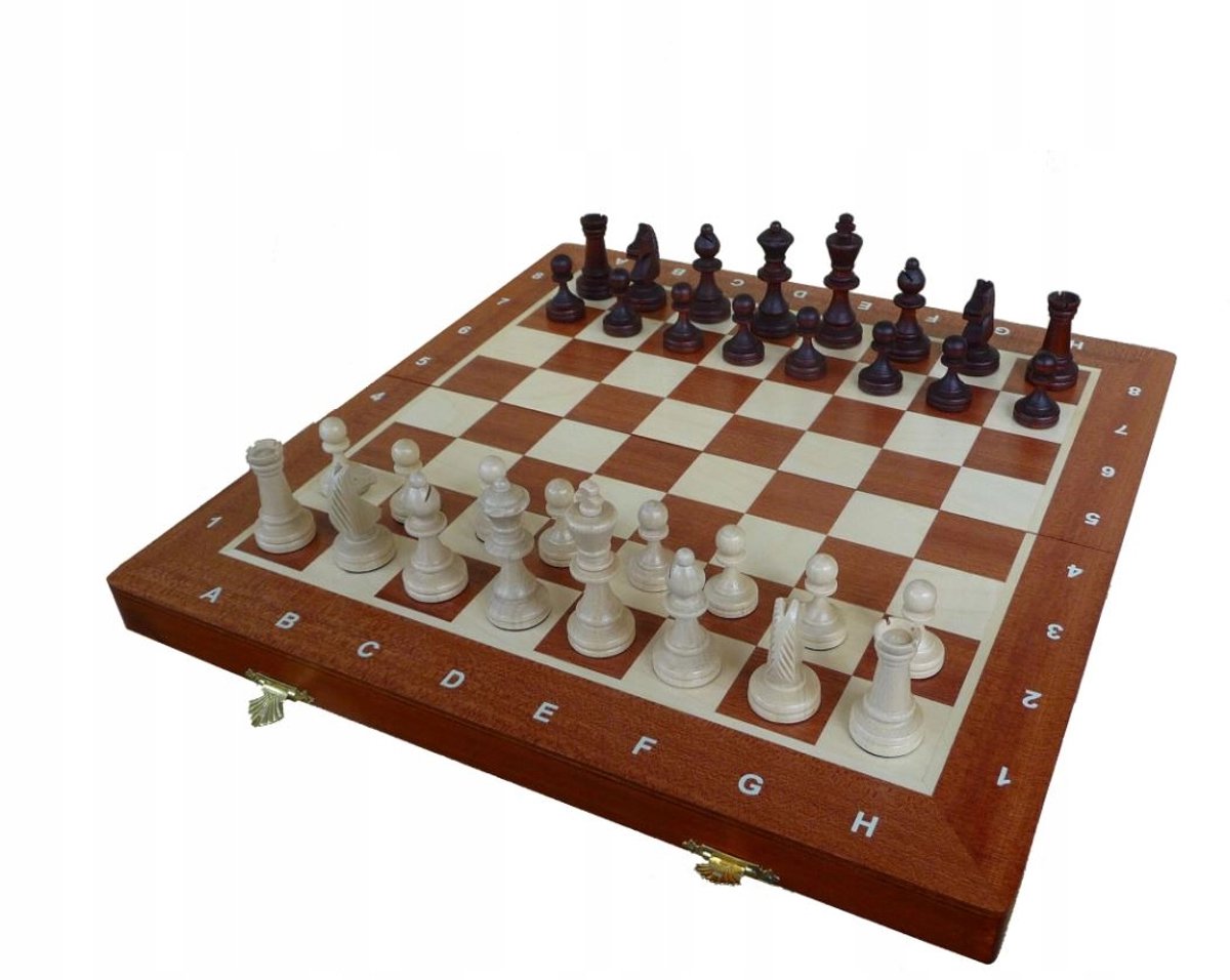 Magnetisch Schakelschaak Model 140I - Intarsia Hout