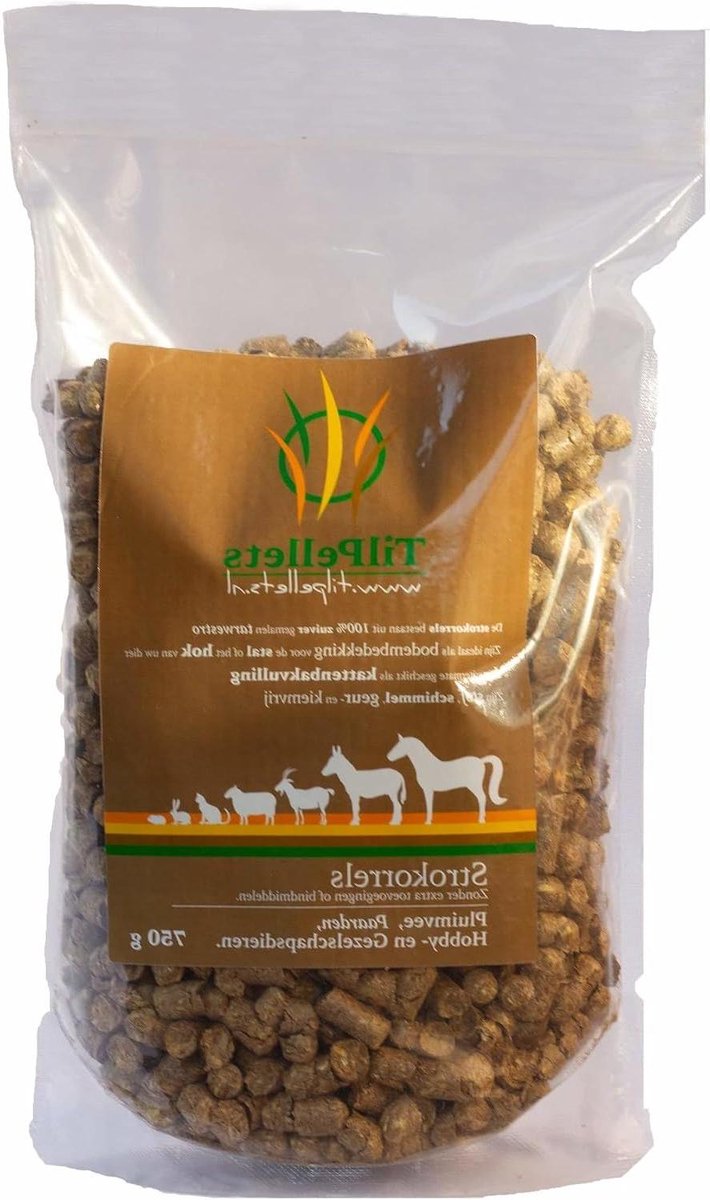 Strokorrels - Kattenbakvulling - Hygiënisch Huisdier - Natuurlijke Absorptie - 750 gram - Natuurlijk