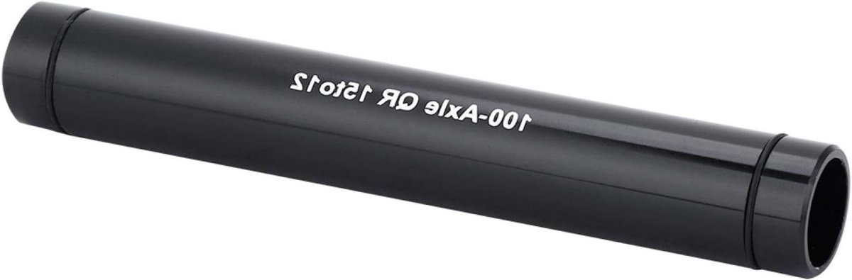 Adapter voor Fietswielen 15mm naar 12mm As voor Mountainbikes en Racefietsen - Zwart, 12 cm