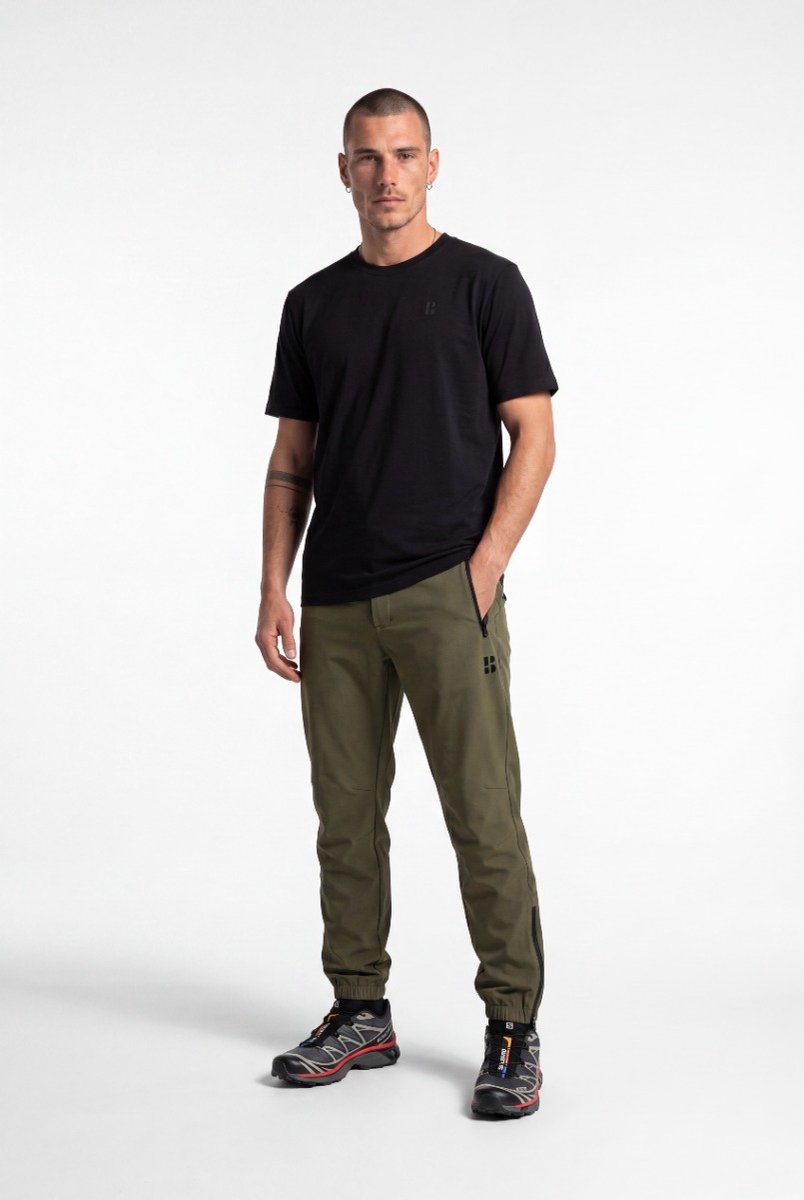 Poederbaas Outdoor Broek Unisex SOLX Geschikt voor Heren én Dames Wandelen & Outdoor Groen
